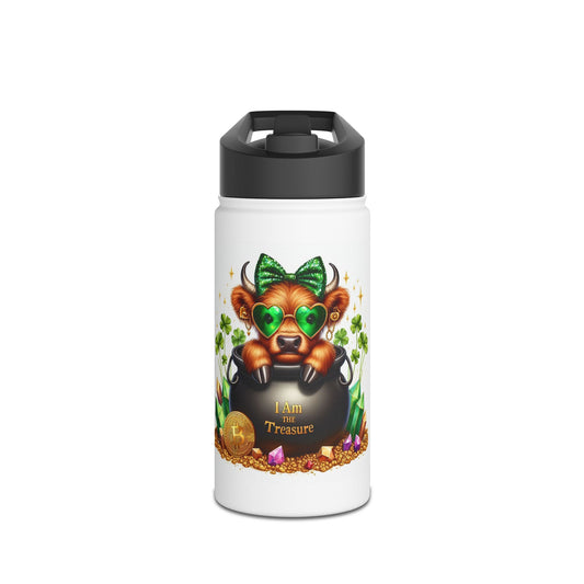 Personazable Stainless Steel Water Bottle with Treasure Design, Great for St. Patrick's Day, Eco-Friendly Travel Mug, Gift for Cow Lovers, Sports [...]