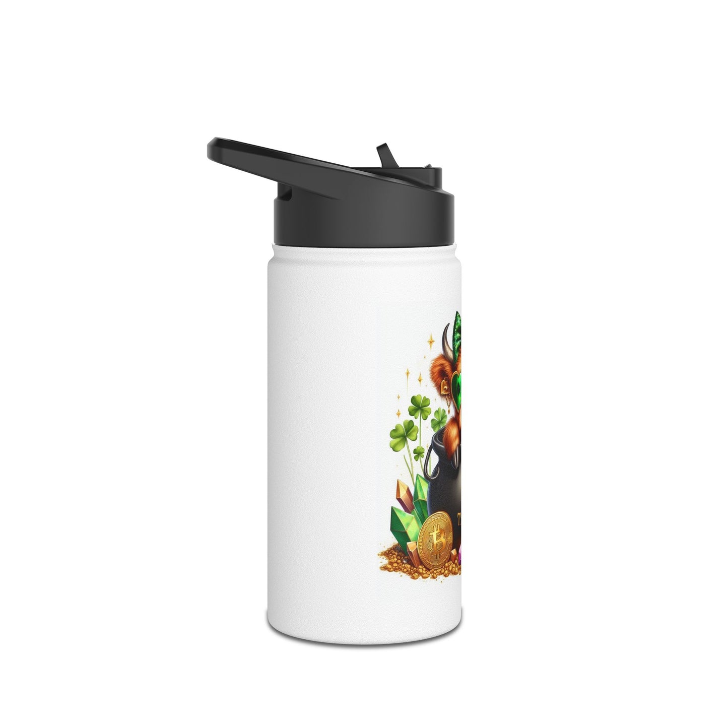 Personazable Stainless Steel Water Bottle with Treasure Design, Great for St. Patrick's Day, Eco-Friendly Travel Mug, Gift for Cow Lovers, Sports [...]