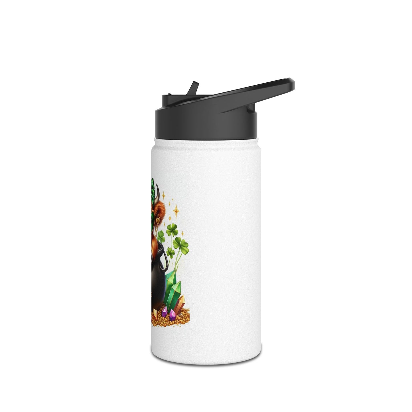 Personazable Stainless Steel Water Bottle with Treasure Design, Great for St. Patrick's Day, Eco-Friendly Travel Mug, Gift for Cow Lovers, Sports [...]