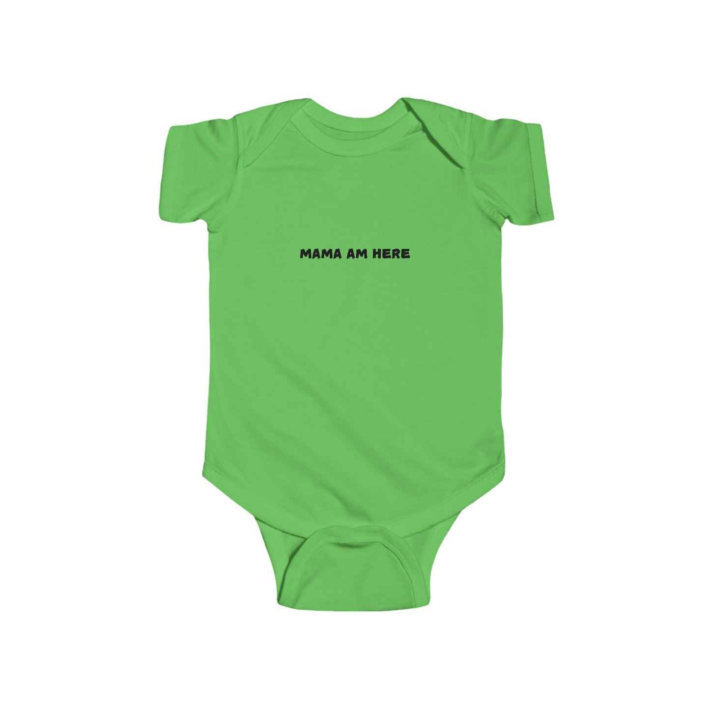 Cute Infant Bodysuit with 'MAMA AM HERE' Text, HELLO PAPA, Newborn Gift, Baby Shower Outfit, Comfortable Baby Wear, Adorable Baby Clothes