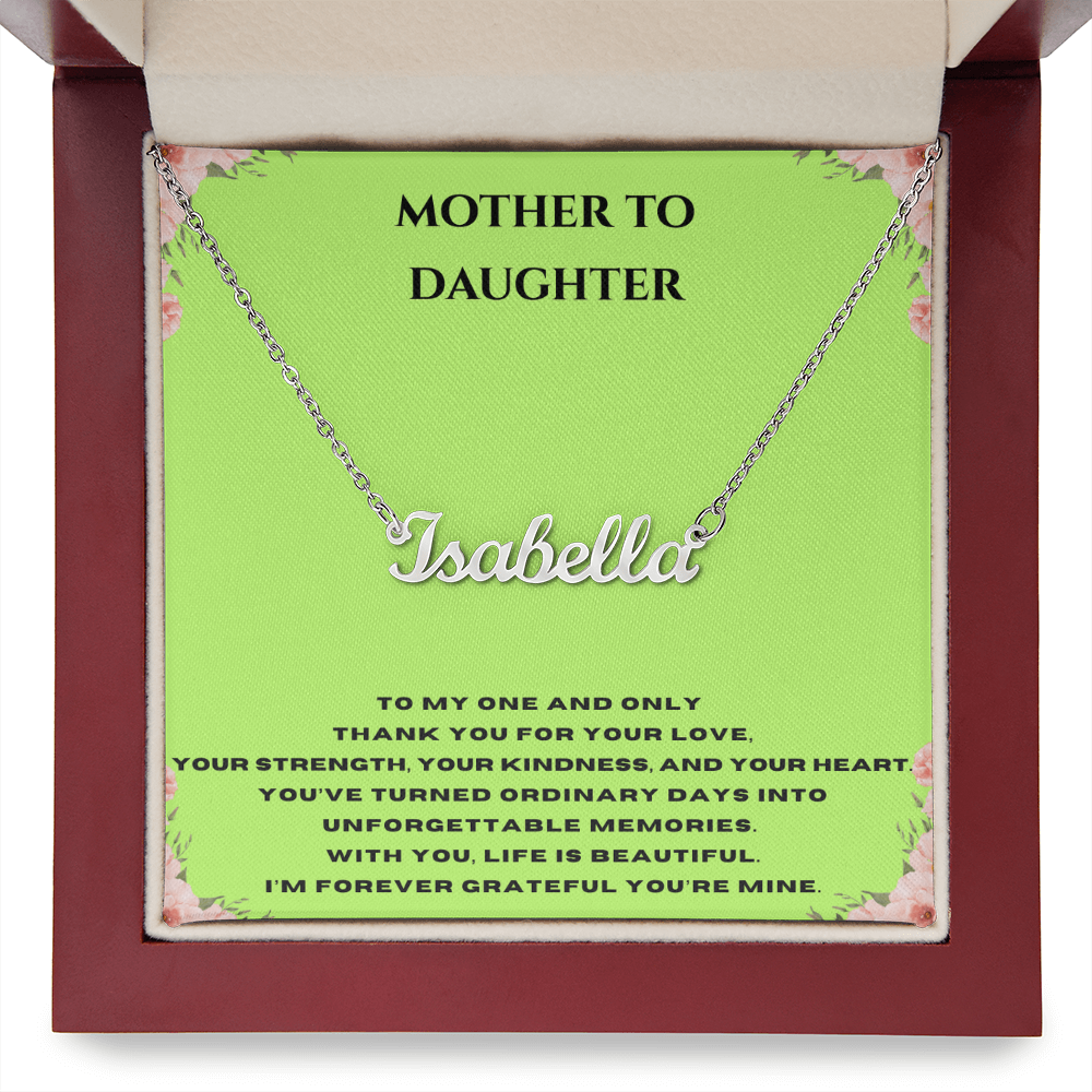 Custom Name Necklace For A Special Someone