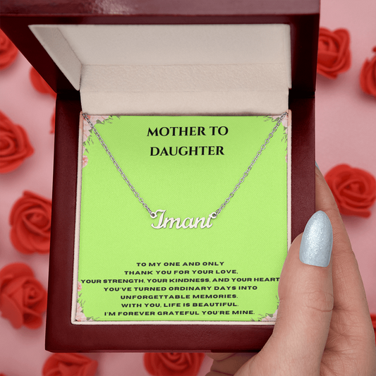 Custom Name Necklace For A Special Someone