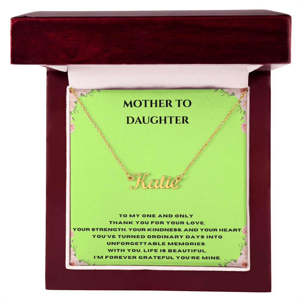 Custom Name Necklace For A Special Someone